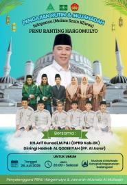 HADIR DAN SYIARKAN PENGAJIAN RUTIN DAN MUJAHADAH YANG DISELENGGARAKAN OLEH PRNU RANTING HARGOMULYO